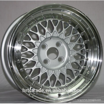 Roue argentée R17 BBS RS à vendre à chaud | 4/5/8/9/10 trous | PCD: 100-120